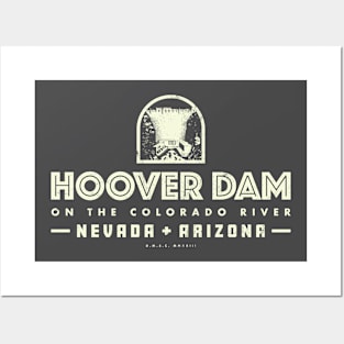 Vintage Hoover Dam Posters and Art